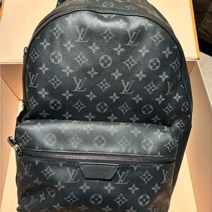 Men's Designer Backpack in Gray by Louis Vuitton